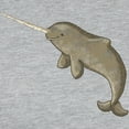 thumbnail image 3 of CafePress - Narwhal Long Sleeve T Shirt - Womens Baseball Tee, 3 of 4