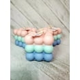 thumbnail image 3 of Triple Colored Luxurious Bubble Soy Wax Candle, 3 of 9