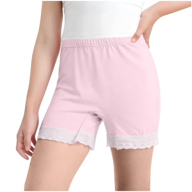 Niñas Verano Pantalones Cortos Entrecruza Seguridad Delgado Tres Cuartos de Pantalones Ropa Exterior Casual