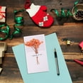 thumbnail image 5 of SIfdSeng Get it Fast Christmas Charm Dried Flower Greeting Card Festive Design Natural Holiday Sentiments Idea, 5 of 5
