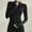 Black, variant on Rciityk Black Women's Workout Jackets Casual Solid Slim Full Zip Long Sleeve Track Jackets Lightweight Running Athletic Yoga Jackets