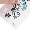 thumbnail image 2 of Tatouages temporaires imperméables et durables pour la taille, autocollants pour le corps, pour femmes, YT-07, 2 of 4