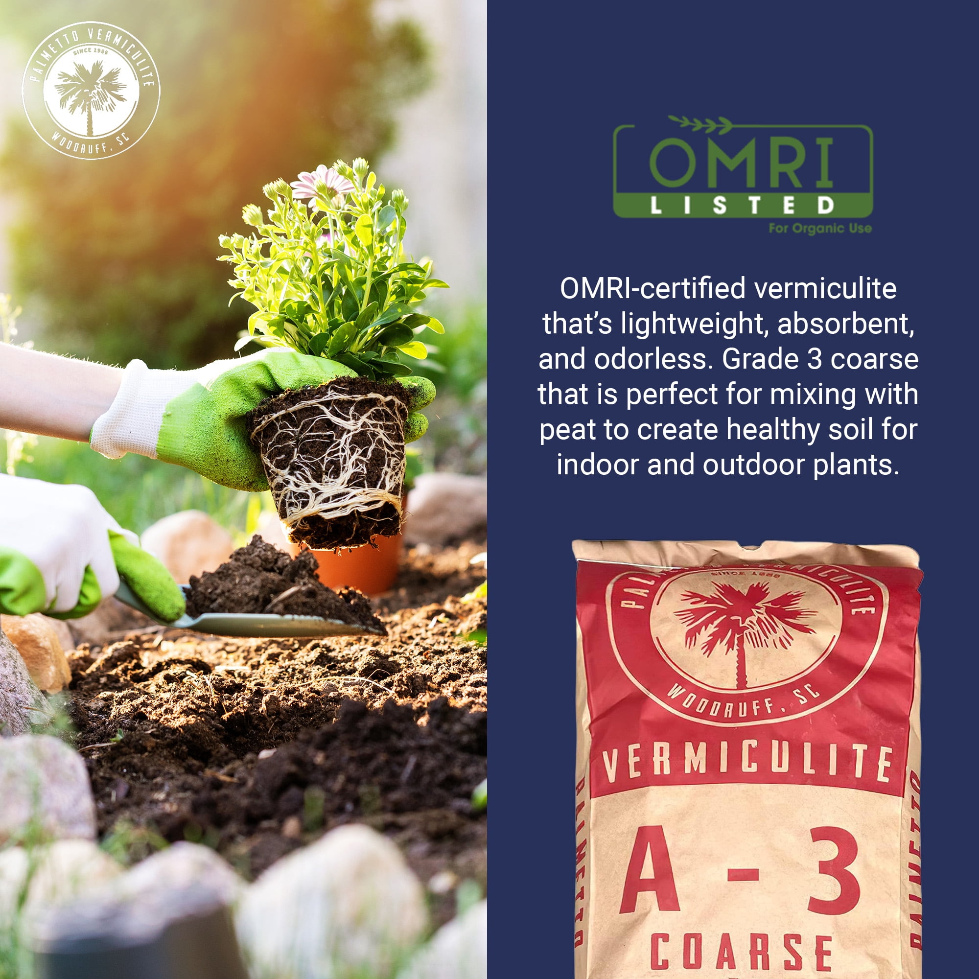 Palmetto 10 Pack 4 Cu Ft Organic Grade 3 Coarse Vermiculite Planting Soil Additive