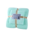 thumbnail image 1 of Yhmxh Juego de toallas de baño de algodón de lujo con toallas de algodón suaves y de alta absorción. Incluye 1 toalla de baño de 28.5 x 51 pulgadas y 1 toalla de mano de 13.5 x 29.5 pulgadas., 1 of 4