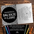 thumbnail image 2 of Libro Colorear Mandalas Antiestrés: Manifiesto - Poder Animal, 2 of 4