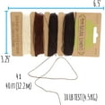 thumbnail image 6 of The Beadsmith 100% Hemp Cord – Bronze Colors – .55mm, 40 Foot Spool, 10LB Test Strength – Twine for Jewelry Making, Macrame, Paper Crafts, Gardening, Scrapbooking, Home Décor, DIY String Art & More, 6 of 7