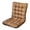 Light Brown A, variant on Tufted Chair Cushion, Polyester Padded Seat and Backrest Pad for Dining/Office Chairs,17.7×33.5in(Teal)