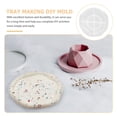 thumbnail image 3 of OULII Epoxy Table Mold Tray Mold White 1Pcs for Resin Casting Projects, 3 of 8