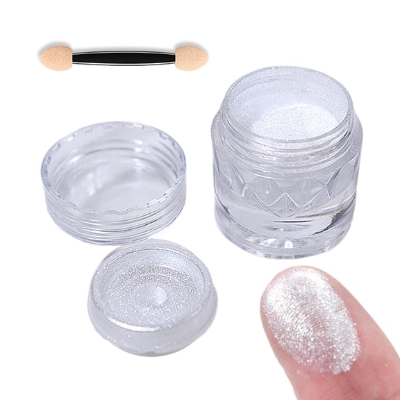 Aellinatey Glittered Nails Art Powder Mirrored Effect Nail Pigment Chrome Nail Powder