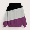 thumbnail image 5 of SERTG Kids Winter Top Gradient Glitter Casual Printed Hoodie Long Sleeves with Pockets Hoodie Top for Children 3-14 Years(Purple,3-4 Years), 5 of 5
