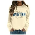 thumbnail image 2 of Fall Sweatshirts for Women 2025 I Don't Do Winter Very Well Sweatshirt Long Sleeve Crewneck Graphic Pullover Tops, 2 of 5