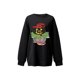 thumbnail image 1 of TRKIYQC mujer moda Halloween polar sudadera esqueleto calabaza murciélago Luna Castillo fantasma estampado cuello redondo manga larga jerséis Tops TRKIYQC moda, 1 of 5