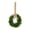 Green, variant on 1Pcs Christmas Mini Wreath for Cabinet with Snowy Cedar & Plaid Ribbon, Small Artificial Hanging Wreath with Red Berry for Kitchen, Windows, Doors, Farmhouse Holiday Decor 11.8 Inch Green