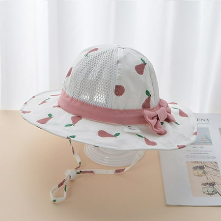 

TANGNADE baby essentials Newborn Infant Baby Boys Girls Fruit Animal Sunscreen Cap Baby Hat Bucket Cap