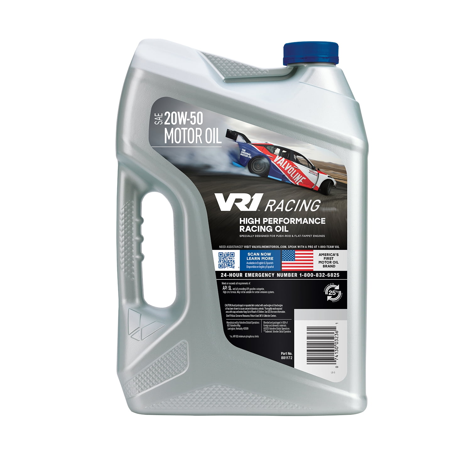 Valvoline VR1 Racing Motor Oil SAE 20W-50