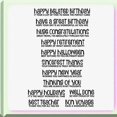 thumbnail image 3 of 2 PCS Happy Holidays & Good Luck Greetings Clear Rubber Stamps Set for DIY Cardmaking, Scrapbooking & Embossing, 3 of 5