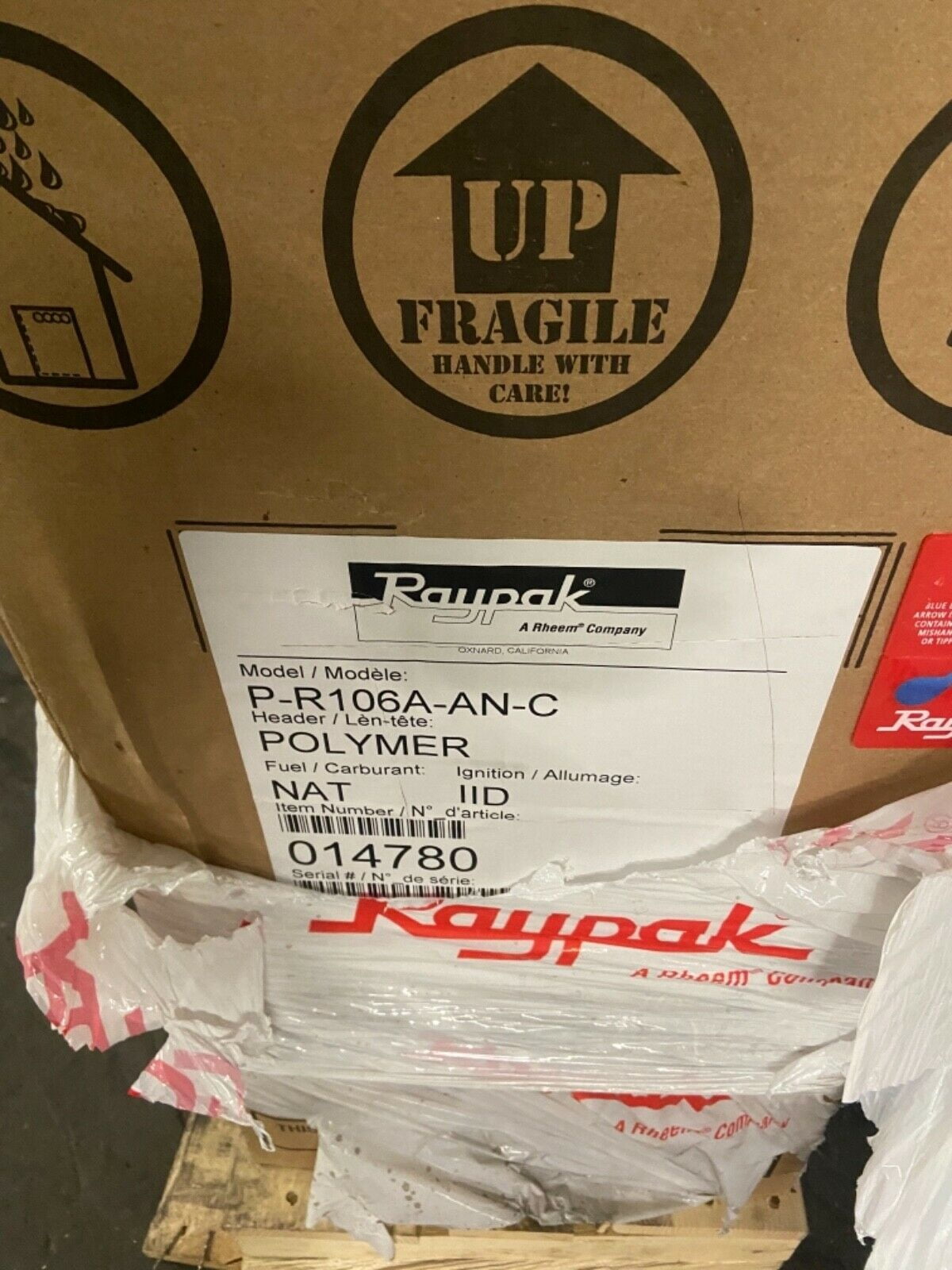 NEW Raypak 105,000 BTU Heater 014780 P-R106A-AN-C - Walmart.com