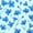 Blue Flowers Pattern, variant on Yayeee Rocker Switch Wall Plate 1-Gang 4.6"x2.9" Home Decorative Outlet Cover, Pink Palm Trees