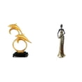 thumbnail image 1 of Figura de delfín,Colección de adornos de escritorio con figuras de delfines,Estatua decorativa moderna para el hogar,artesanías artísticas,Figura de escritorio,Artesanía de escritorio con, 1 of 8