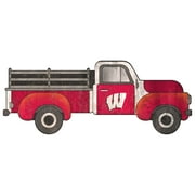 Wisconsin Badgers 15" Truck Cutout Sign