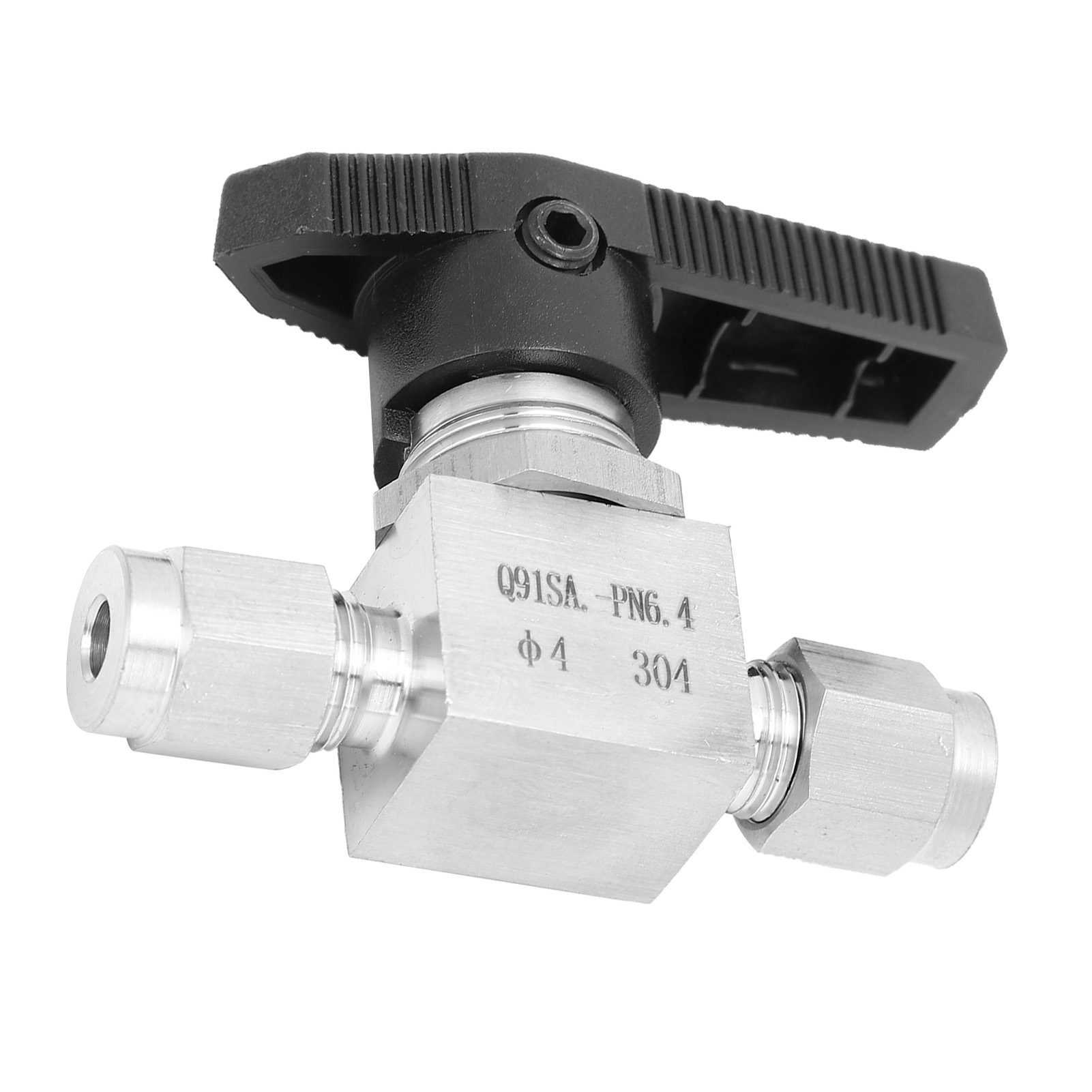 304 Stainless Steel Valve High Pressure Needle Flow Control for Water ...