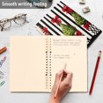 thumbnail image 4 of FORMRS 1-Subject Spiral Notebook 8" x 5" College Ruled 60 Refillable Sheet A5 Hard Cover, 2 Pack, Black Striped Trees, 4 of 7