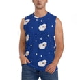 thumbnail image 2 of Picia Moon Lamb mens Cotton Tank Undershirts , Moisture-wicking Ribbed Tanks, Lightweight Cotton Tank Undershirts-XX-Large, 2 of 8