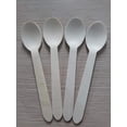 thumbnail image 6 of Wooden Disposable Spoons, 100pcs,  6in Biodegradable Spoons, Compostable Spoons, Wooden Craft Spoons, Dessert Spoons, Wooden Spoon Samples, Party, Cake Spoons Chocolate Stirrers, 6 of 9
