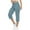 Light Blue Womens Capri Sweatpants Clearance, variant on Womens Cargo Pants with Multi-Pockets,Athletic Capri Pant Stretchy Elastic Waist Carpenter Trouser with Pockets