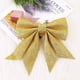 thumbnail image 3 of 1/2PC Lazos navideños colgantes Adornos dorados y plateados Lazo para árbol de Navidad Adornos con purpurina Colgante Regalo de Navidad Decoración, 3 of 5