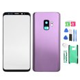 thumbnail image 2 of Glass Phone Rear Back Glass Cover Front Screen Glass Lens Replacement Set for  S9 G960, 2 of 7