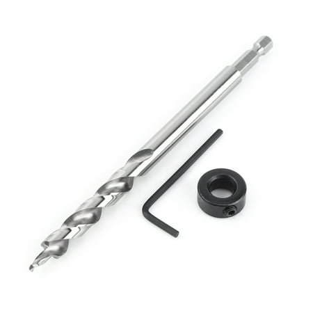 

Adjustable Depth Stop 3/8 Lip And Spur Point Drill Bit for Woodworking - High-Speed Steel