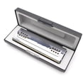 thumbnail image 1 of Swan 2-in-1 Dual-sided Tremolo Harmonica Mouth Organ Dural Key Of C&g 24 Holes Reed Wind Instrument With Padded Box Cleaning Cloth, 1 of 5