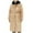 Khaki, variant on Womens Winter Coats Womens Winter Clothes Plus Size Warm Hooded Leather Cotton Coat Long Sleeve Jacket