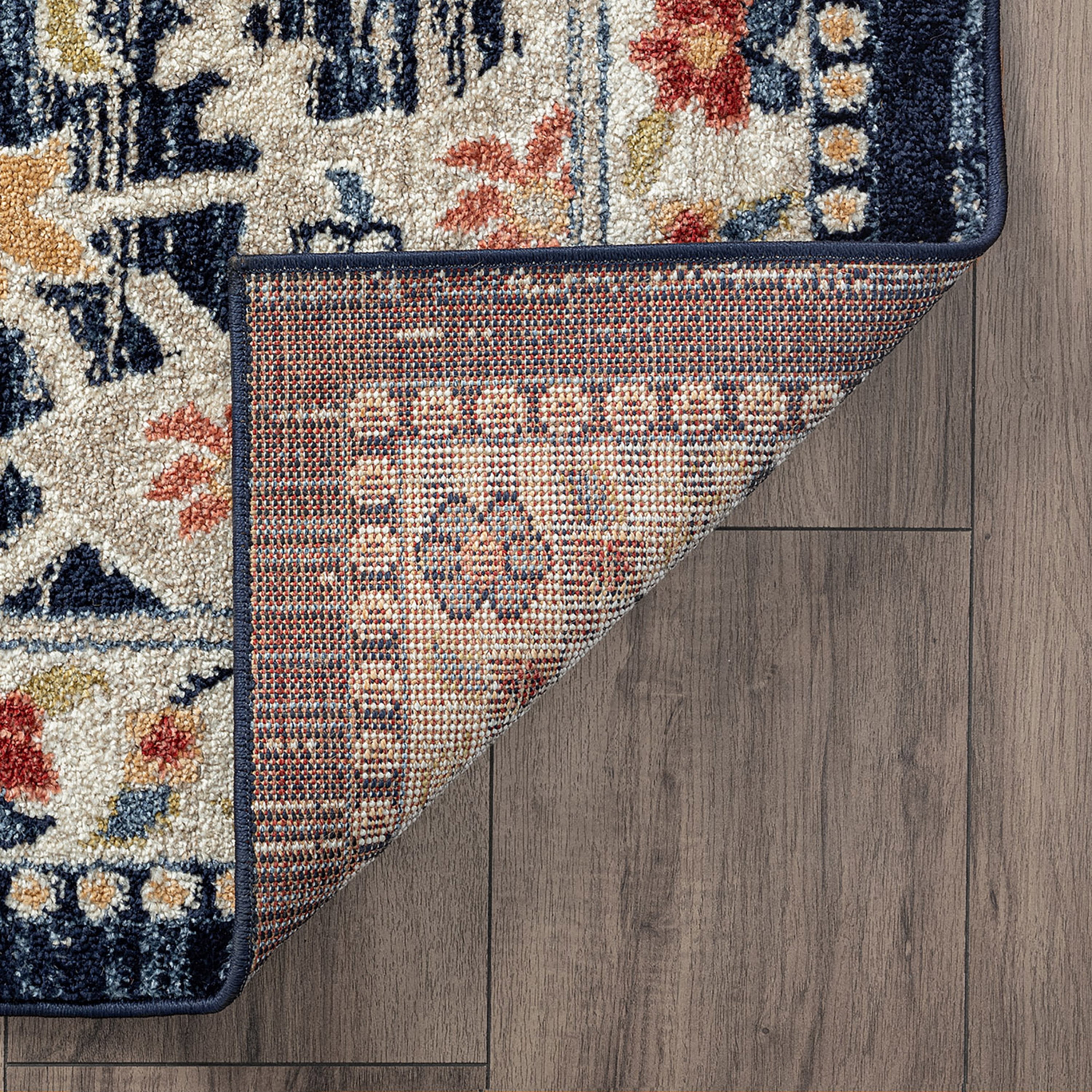 8x10 Modern Navy Large Area Rugs for Living Room | Bedroom Rug | Dining Room Rug | Indoor Entry or Entryway Rug | Kitchen Rug | Alfombras para Salas 7'11'' x 10'3''