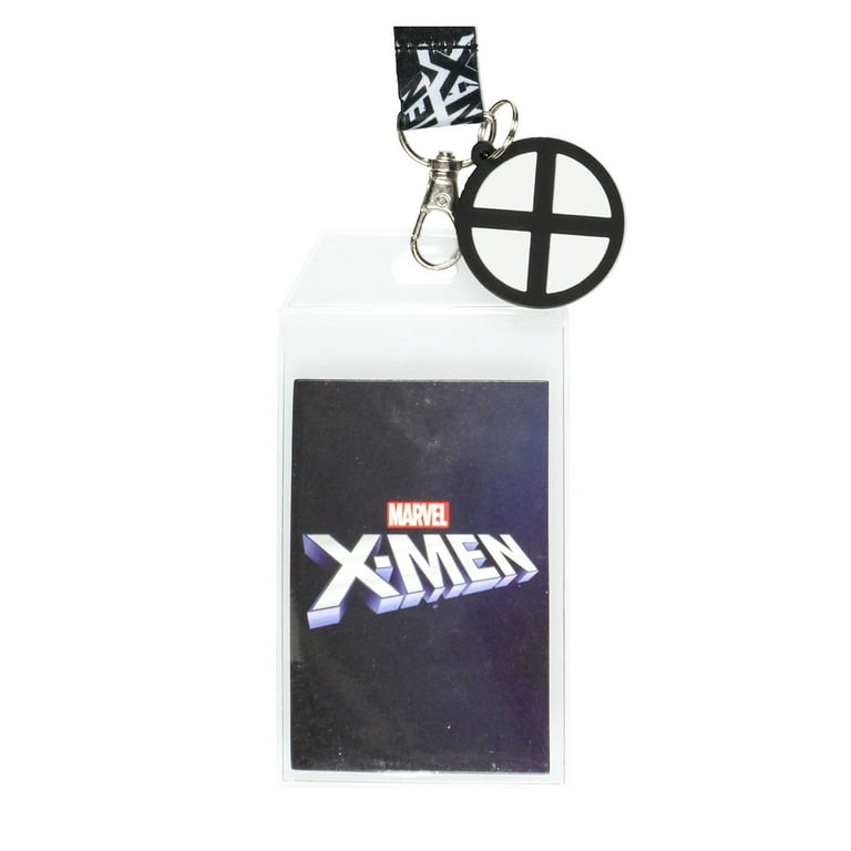 Marvel X-Men Character Logo Design Reversible ID Badge Lanyard