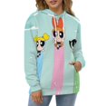 thumbnail image 5 of The Powerpuff Girls Unisex Adult Hoodie Casual Hooded Sweatshirt Pullover Novelty 3D Printed Sweater Jacket XL, 5 of 8