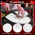 thumbnail image 4 of Heart Shaped Marble Cutting Board, 12 x 10 x 0.4 Inch Cheese Charcuterie Tray Bread Board Serving Platter for Meat Cheese and Vegetables Valentine Xmas Gifts, 4 of 6