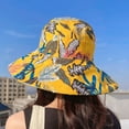 thumbnail image 4 of Visland Women Wide Brim Sun Hat UPF50+ Sunscreen Foldable Bucket Hat for Fishing, Hiking, Camping, 4 of 5
