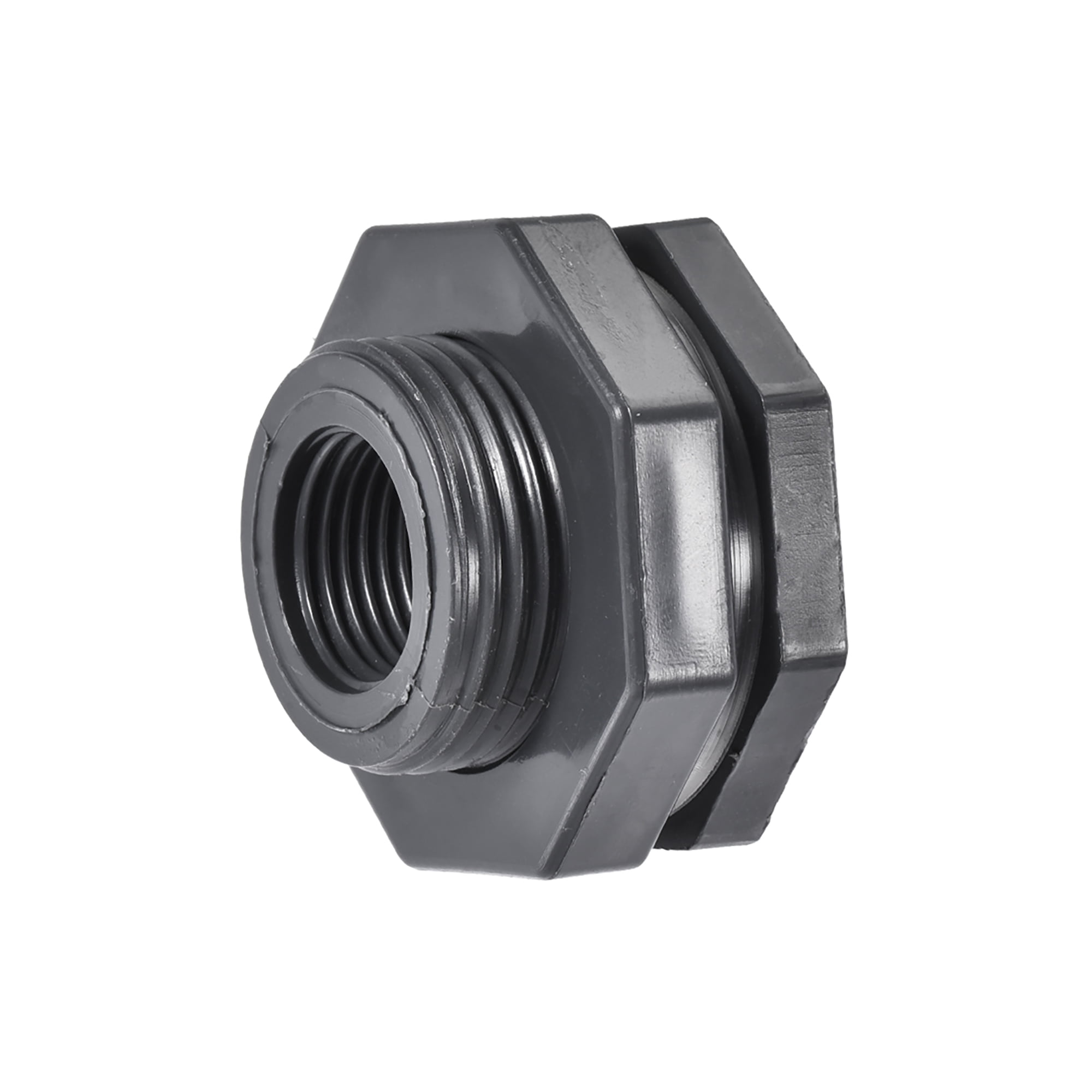 Tube Adaptor Pipe Fitting with Silicone Gasket for Water Tanks Pack of 2 uxcell Bulkhead Fitting PVC G1 Female Lengthen Gray Tube Adaptor Pipe Fitting with Silicone Gasket for Water Tanks Pack of 2 uxcell Bulkhead Fitting PVC G1 Female Lengthen Gray
