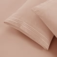 thumbnail image 5 of Nestl Sheets Set, 1800 Series Deep Pocket 4 Piece, Luxury Soft Microfiber RV Short Queen Sheets Set, Peach Peach, 5 of 5