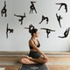 thumbnail image 1 of Pegatinas de pared de gimnasia para niñas, calcomanías de pared de vinilo con postura gimnástica, decoración artística, despegar y pegar, decoraciones artísticas DIY, 1 of 9