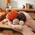 thumbnail image 4 of BlinkL Multicolor Valentine's Day Wicker Decorative Balls 36 Count, 4 of 7