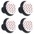 thumbnail image 1 of 4 Pcs Rose Knobs for Kitchen Cabinet Cupboard Dresser Bookcase Drawer Pulls Handles Round Home Decor, 1 of 1