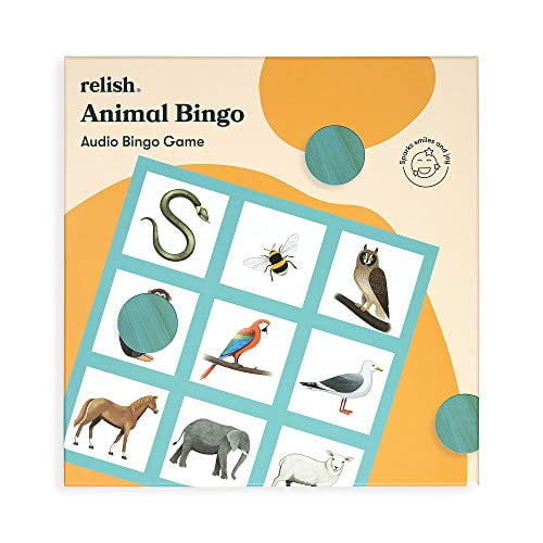 Relish Animal Bingo Game Alzheimer S Dementia Activities Games Products For Elderly Seniors Walmart Com Walmart Com