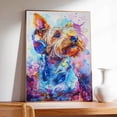 thumbnail image 4 of Hudo Glenofimaal Terrier Dog Canvas Wall Art Music Decor, Dog Pictures Poster Animal Painting Dog Listening Music Poster for Music Room Decor Living Home Decoration, 4 of 5