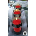 thumbnail image 3 of Hyoola 3 x 4 Red Unscented European Made Pillar Candles, Dripless Paraffin Wax with Smokeless Cotton Wicks, 6-Pack, 3 of 5