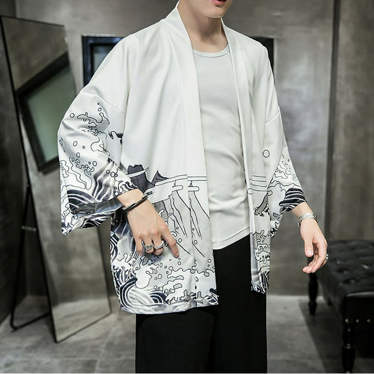 Mens Kimono Shirt