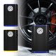 thumbnail image 1 of Inflador portátil de neumáticos para coche con medidor digital • Bomba automática de 12V DC para motos, motos y pelotas • Luz LED, apagado automático, 120W de potencia, 1 of 7