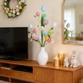 thumbnail image 5 of Easter Clearance! YZEGDCH Easter Eggs Picks Artificial Sprays Wire Spring Easter Home Decor Centerpiece Flower Arrangement Easter Gift for Women Men, 5 of 9